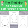 All About Me Self Portrait (Free printable!) - Simply Full of Delight