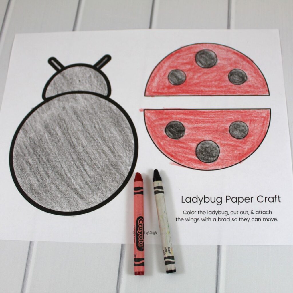 ladybug template printable