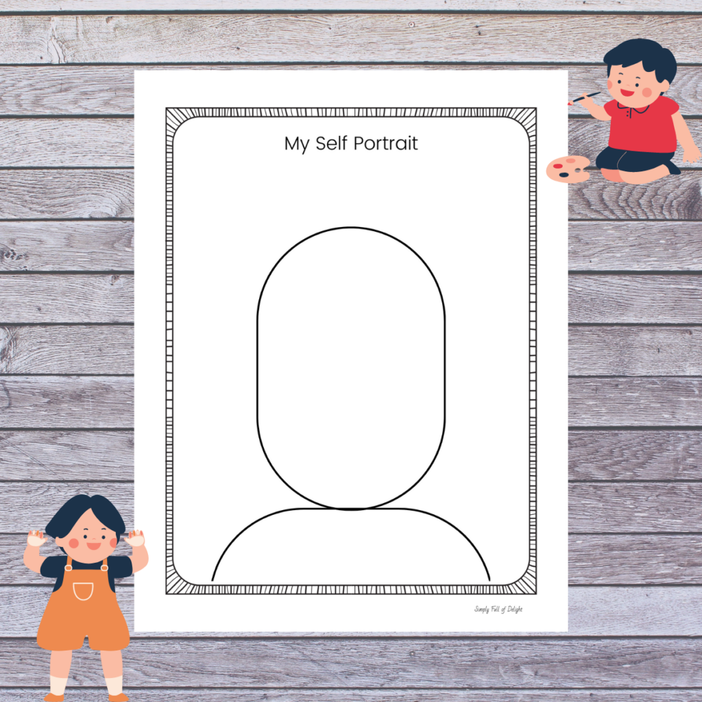 Free Self Portrait Template