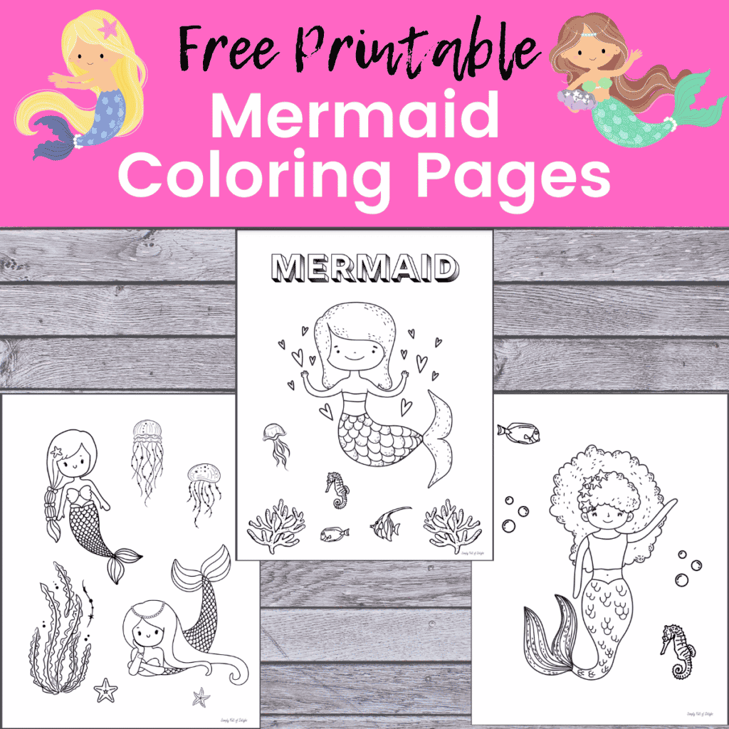 Mermaid Coloring Book for Kids: Become a Mermaid and Enjoy Coloring your  Awesome Illustrations (Paperback)