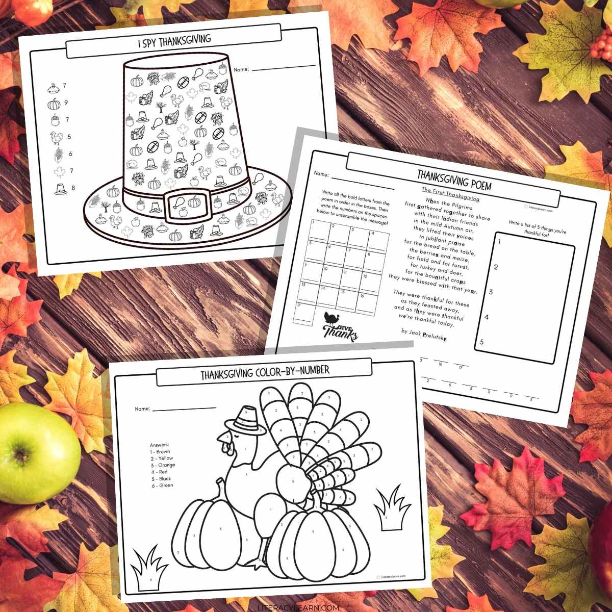 61 Free Thanksgiving Printables for Kids (Amazing Freebies!)