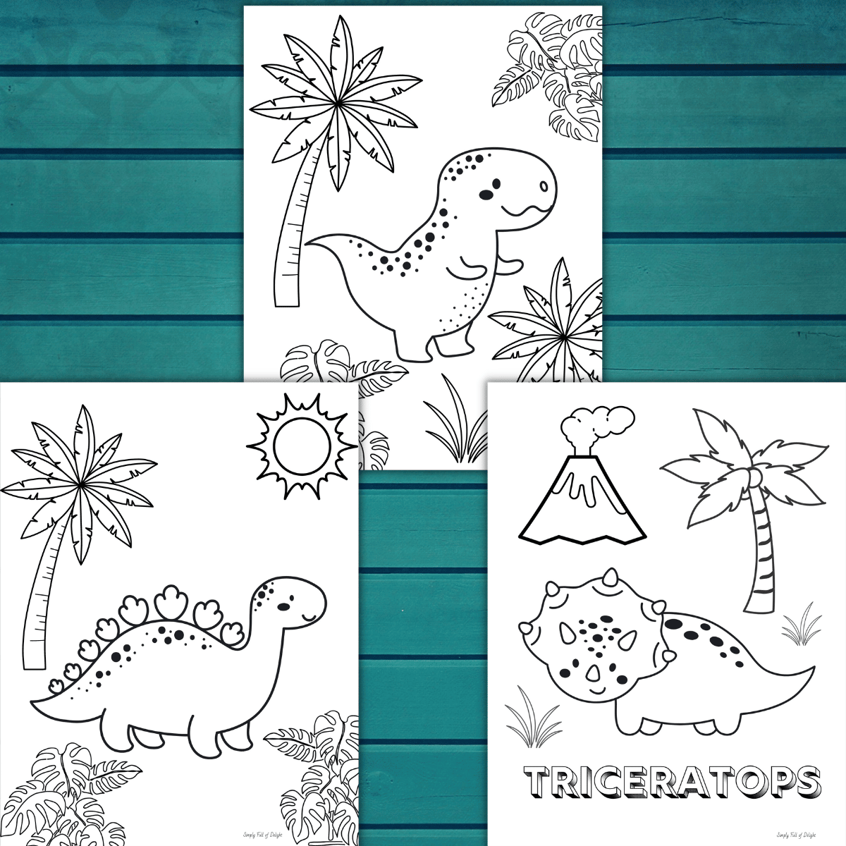 Cute Dinosaur Runner coloring page