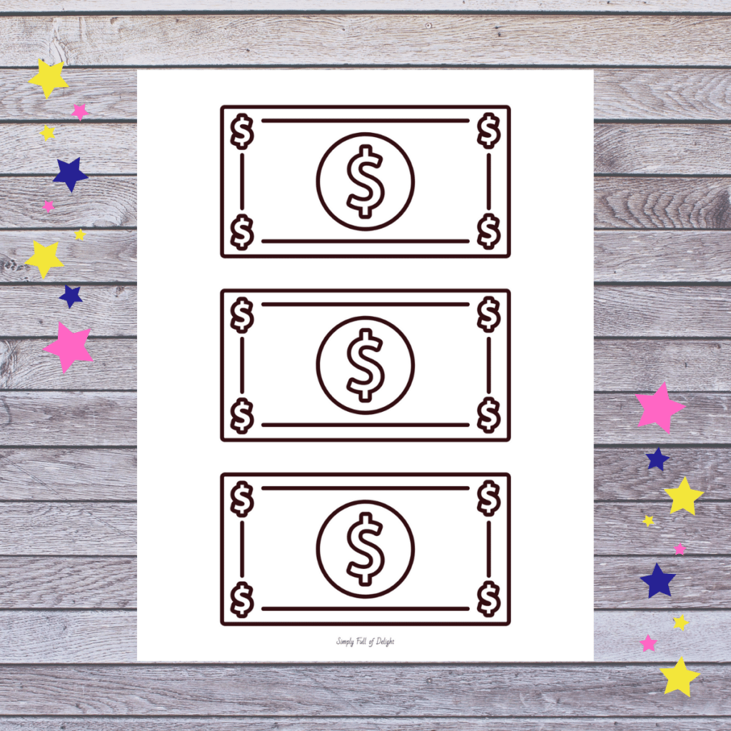 Downloadable and Printable Realistic Play Money Templates – Fake