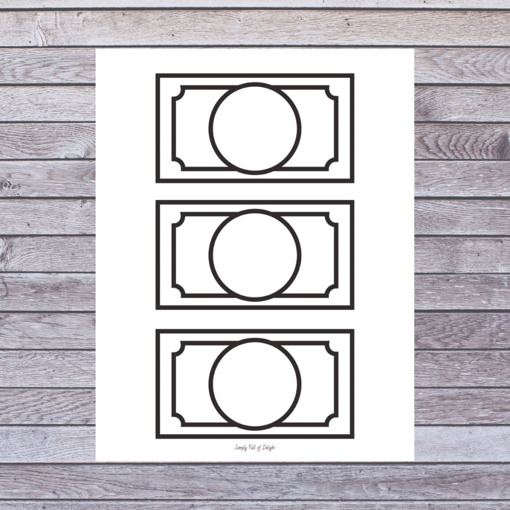 printable play money template