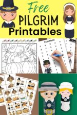 12 Free Pilgrim Printables for Kids (#4 is so cute!)
