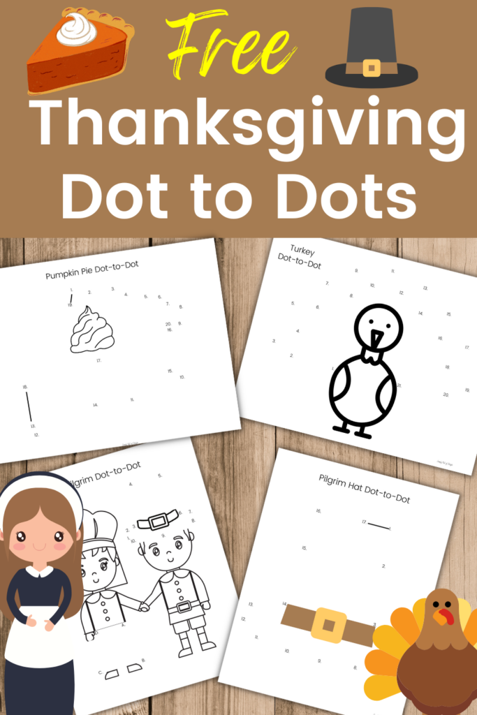 Free Thanksgiving Dot to Dot Printables Simply Full of Delight