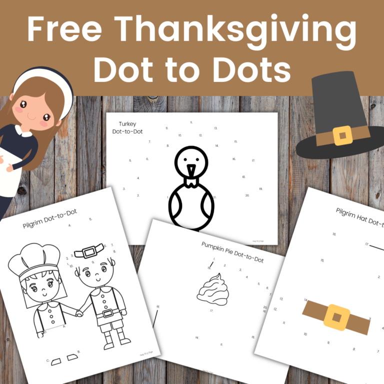 12 Free Pilgrim Printables for Kids (#4 is so cute!)