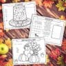12 Free Pilgrim Printables for Kids (#4 is so cute!)