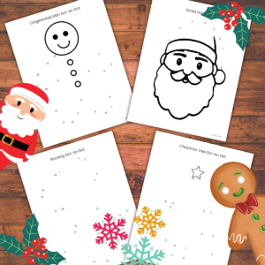 Free Christmas Dot to Dot Printables (Instant Downloads!)