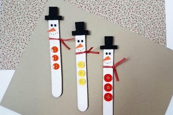 Snowman Magnet by Attachment Mummy