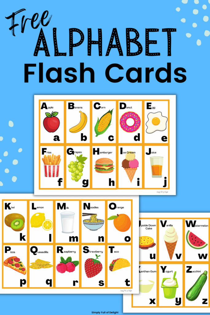 ABC Wall Cards for the Whole Alphabet {Free}