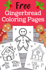 Cute Gingerbread Man Coloring Pages (Free Printable!)