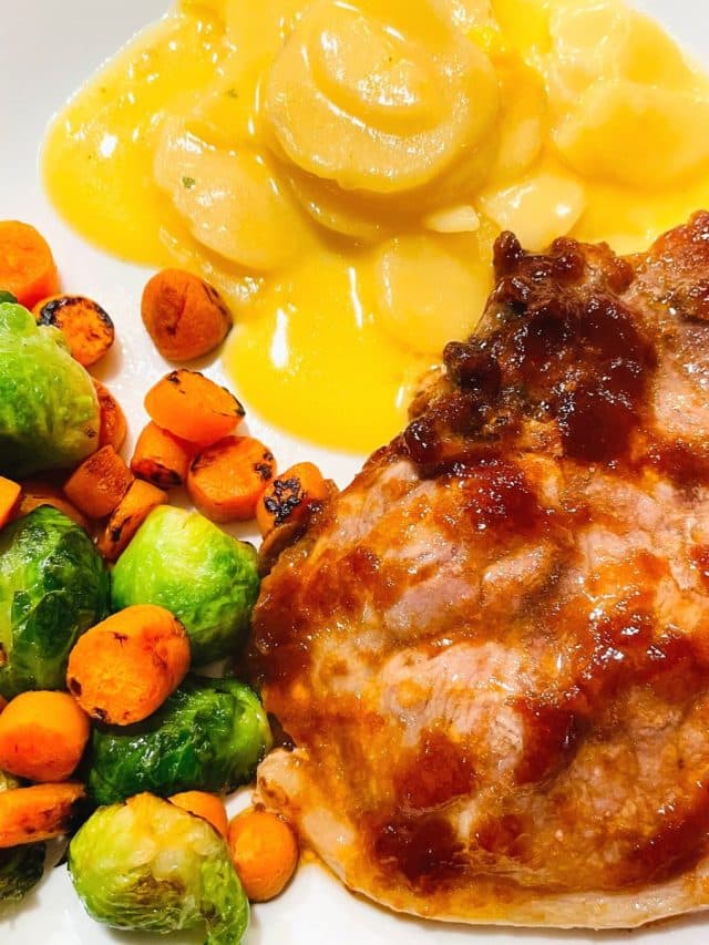 Easy Oven Baked Pork Chop Recipe (Gluten Free) story - Simply Full of