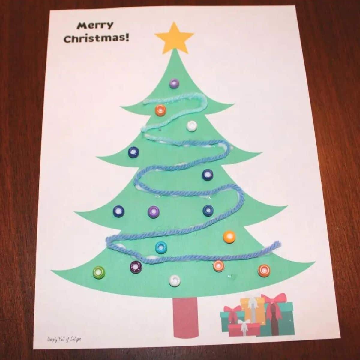 Christmas Tree Preschool Activities - Simply Full of Delight