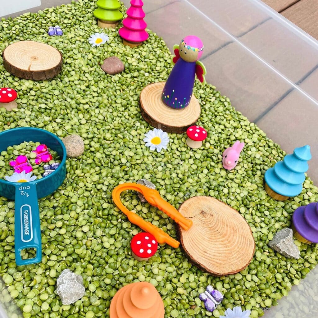 DIY Fairy Sensory Bin (So Cute!) - Simply Full of Delight