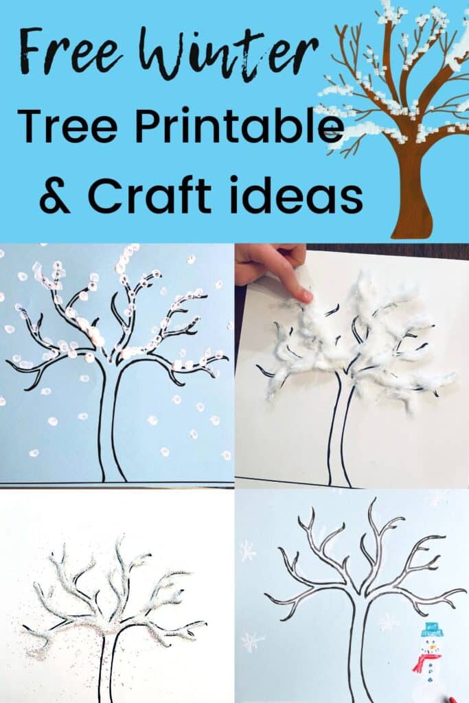 Winter Tree Art for Kids - Fantastic Fun & Learning