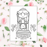 Queen Esther Coloring Page (Free Printable)