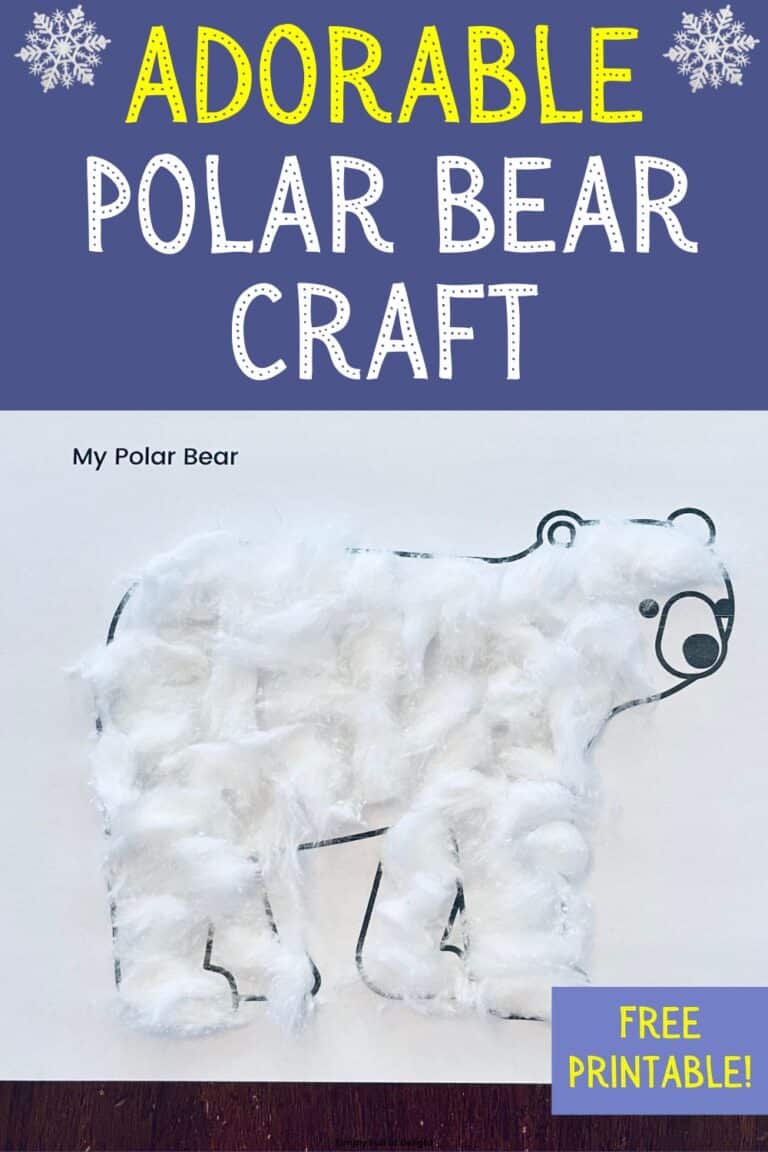 Free Polar Bear Printable (with Craft Ideas!) - Simply Full Of Delight