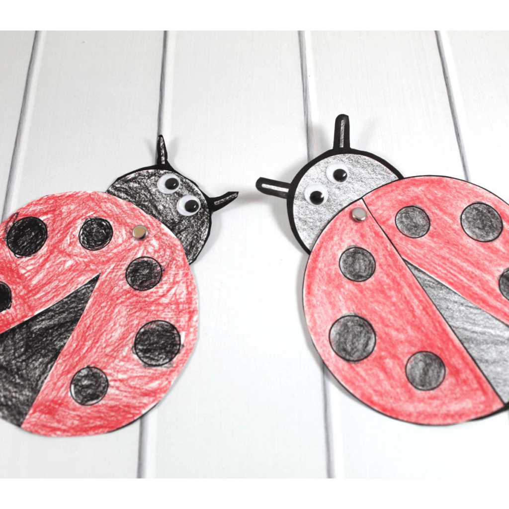 paper ladybug craft for kids