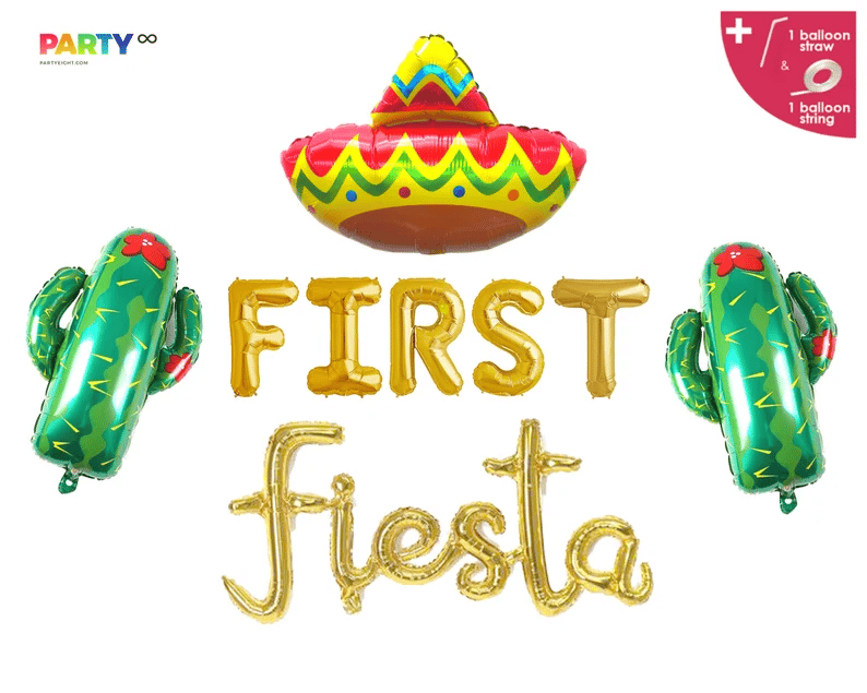 First Fiesta balloons