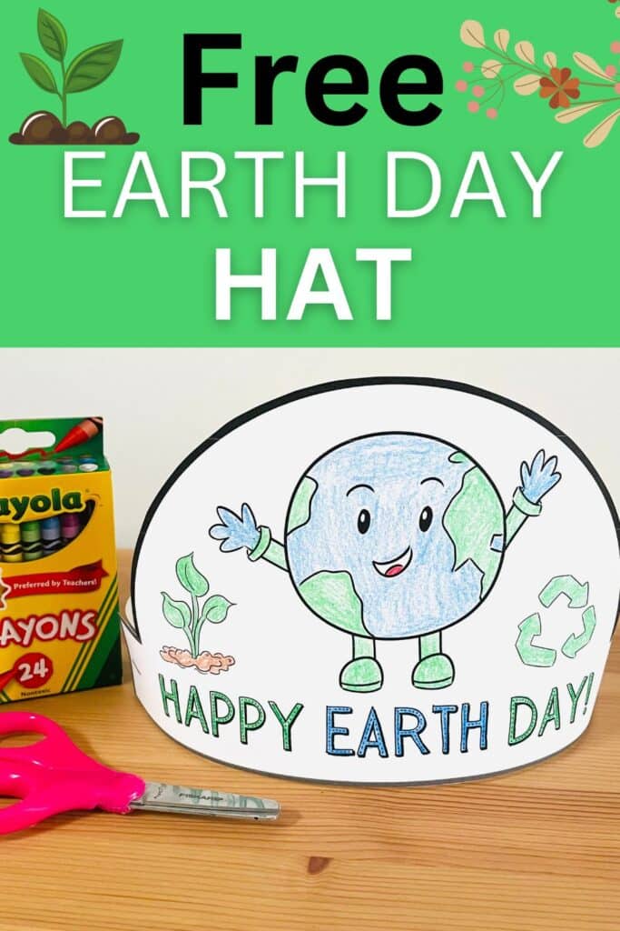 Free Earth Day Hat Printable for Kids - Simply Full of Delight