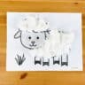 Easy Cotton Ball Sheep Craft (Free Printable)