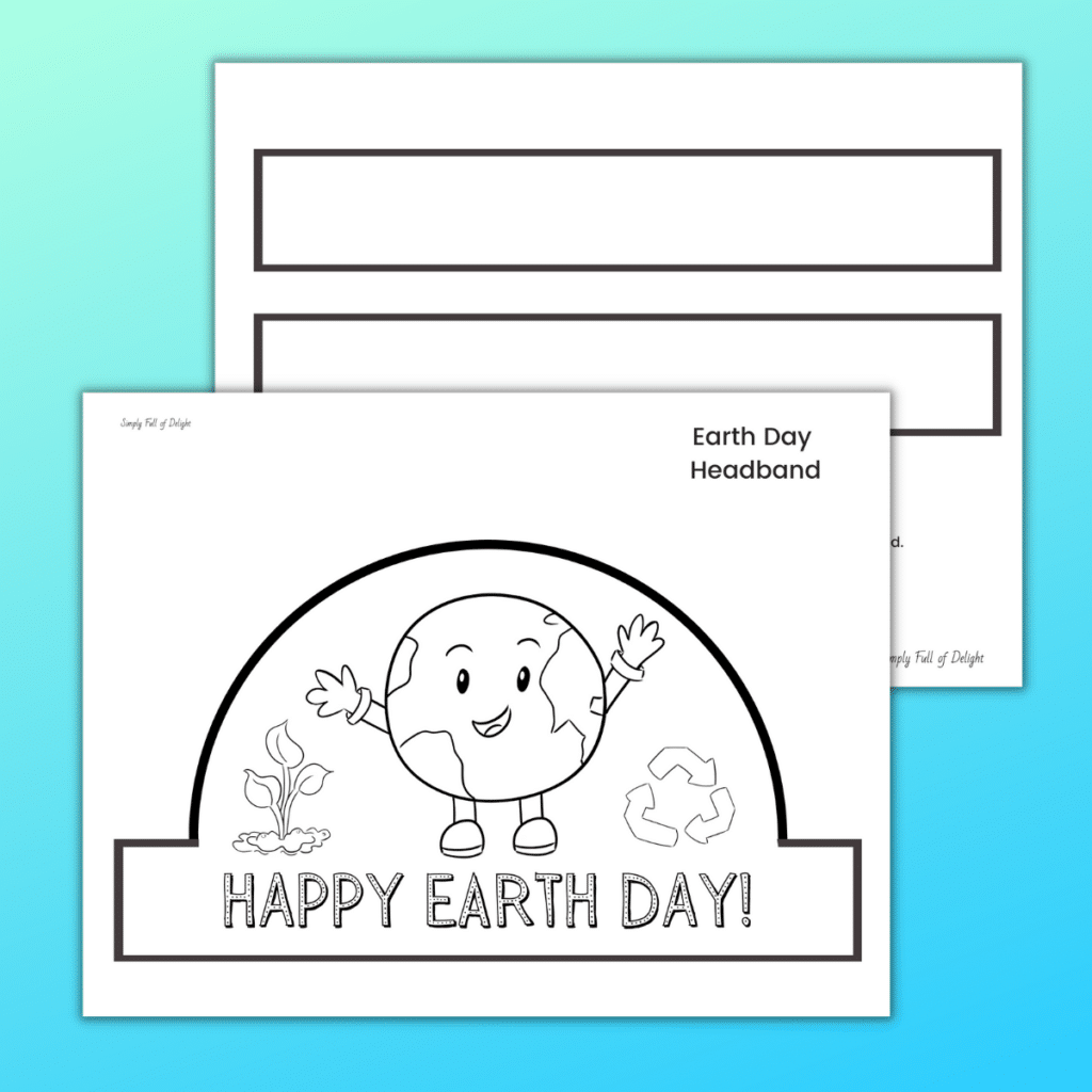 earth day hat template