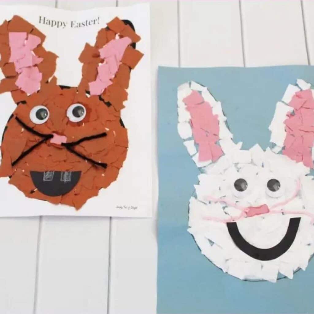 paper bunny craft