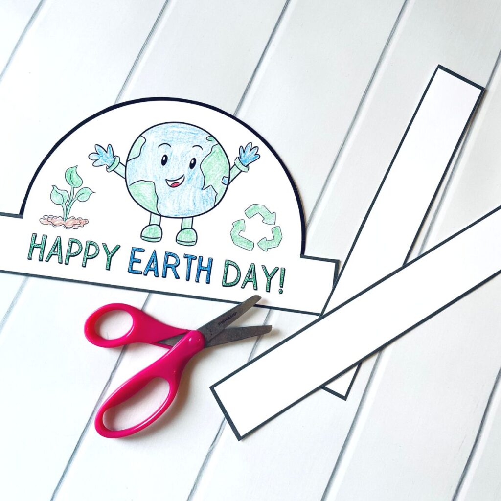 Free Earth Day Hat Printable for Kids Simply Full of Delight