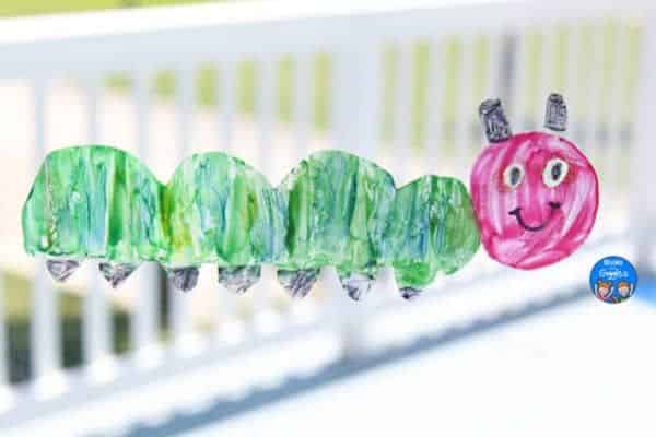 suncatcher caterpillar by Books and Giggles