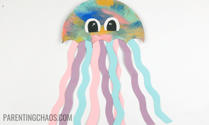 jellyfish craft for kids by Parenting Chaos
