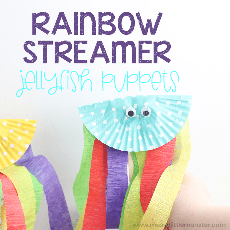 jellyfish puppet by Messy Little Monster