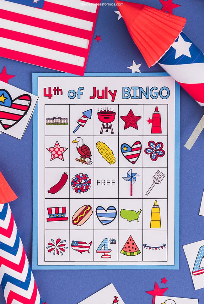 4th of July Bingo Game from The Best Ideas for Kids.