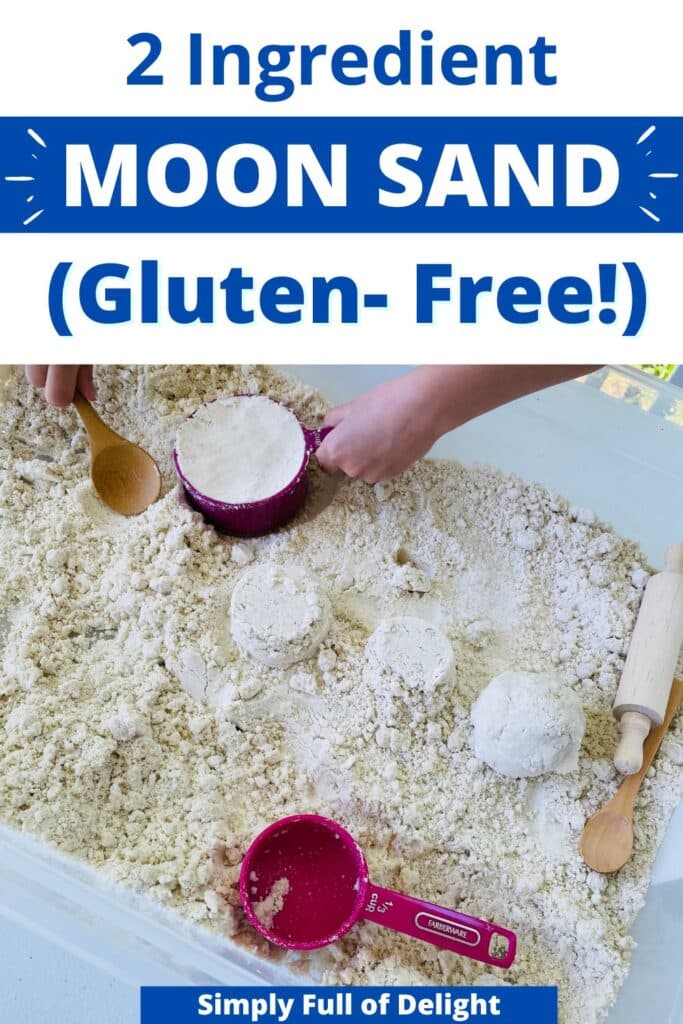 How to Make Moon Sand for Sensory Play: 2 Kinetic Sand Craft Recipes for  Kids, Fun With Dad