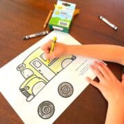 Paper School Bus Craft for Preschoolers (Free Printable!) - Simply Full of Delight