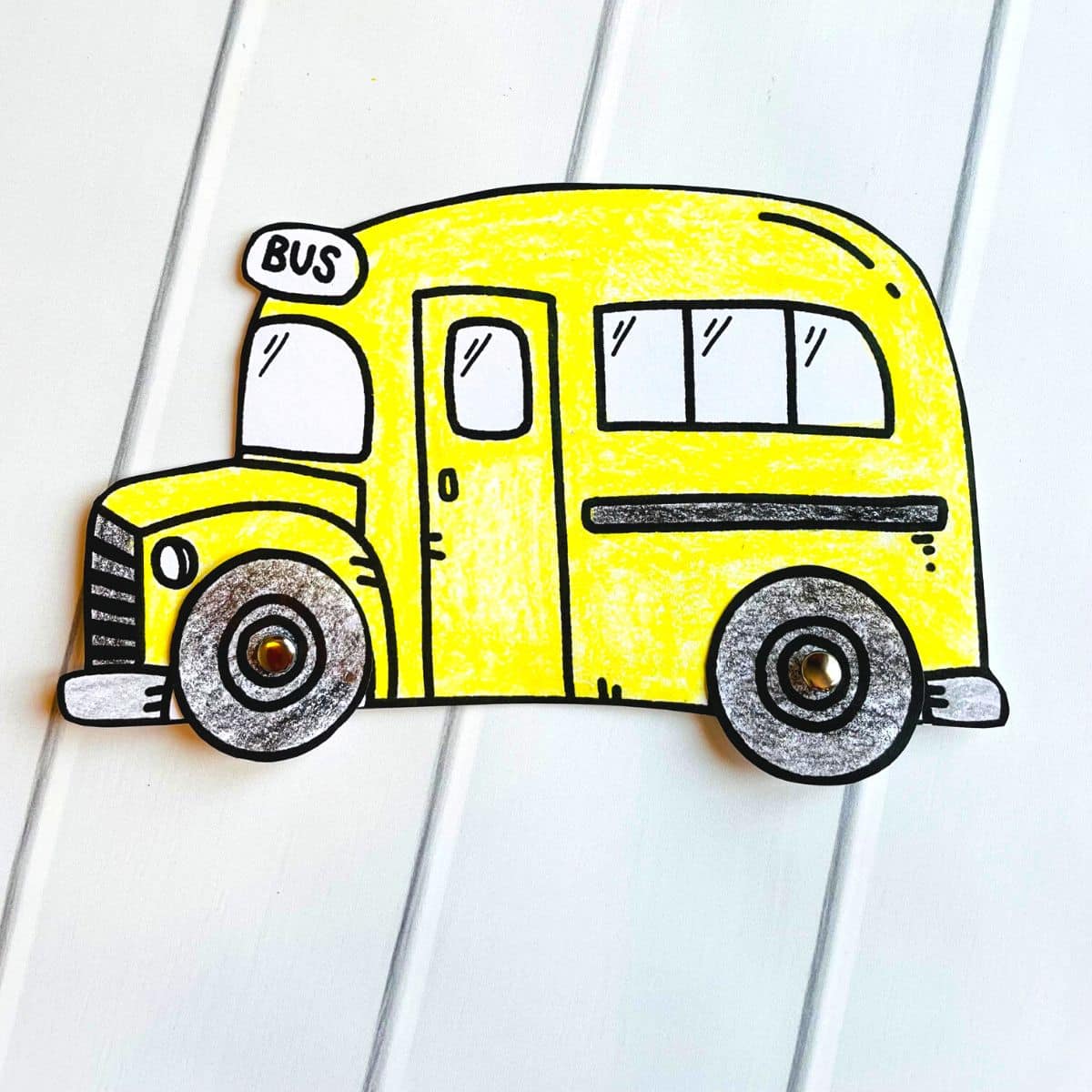 Preschool Coloring Pages School Bus