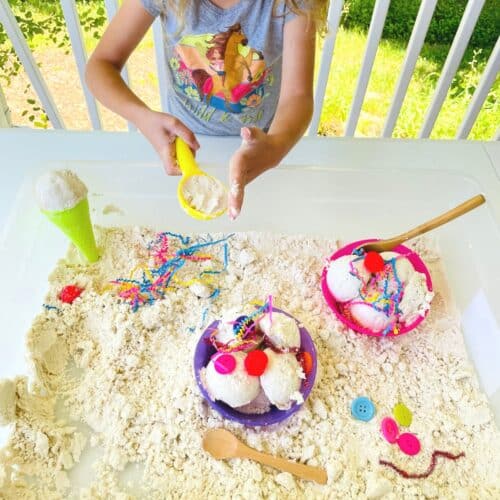 Easy Ice Cream Shop - a Preschool Summer Sensory Bin - Simply Full of ...