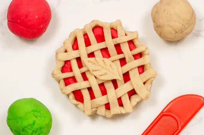 Apple Pie Scented Playdough by Homan at Home