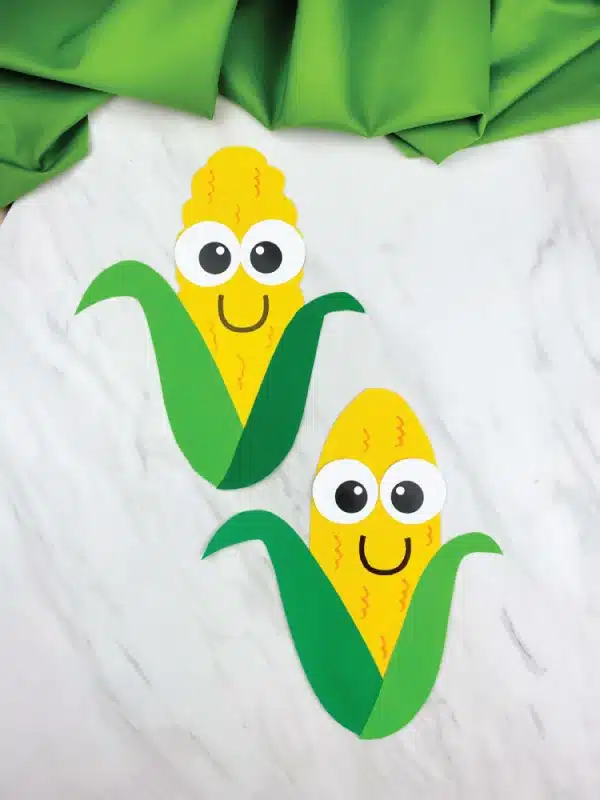 easy corn craft by Simple Everyday Mom