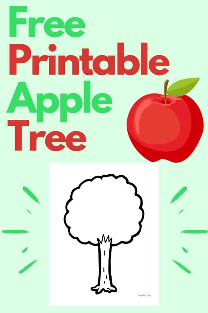 Preschool Apple Tree Craft (with Free Printable Apple Tree) Simply