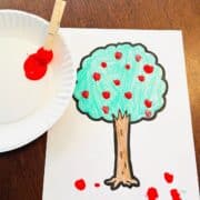 Preschool Apple Tree Craft (with Free Printable Apple Tree) - Simply ...