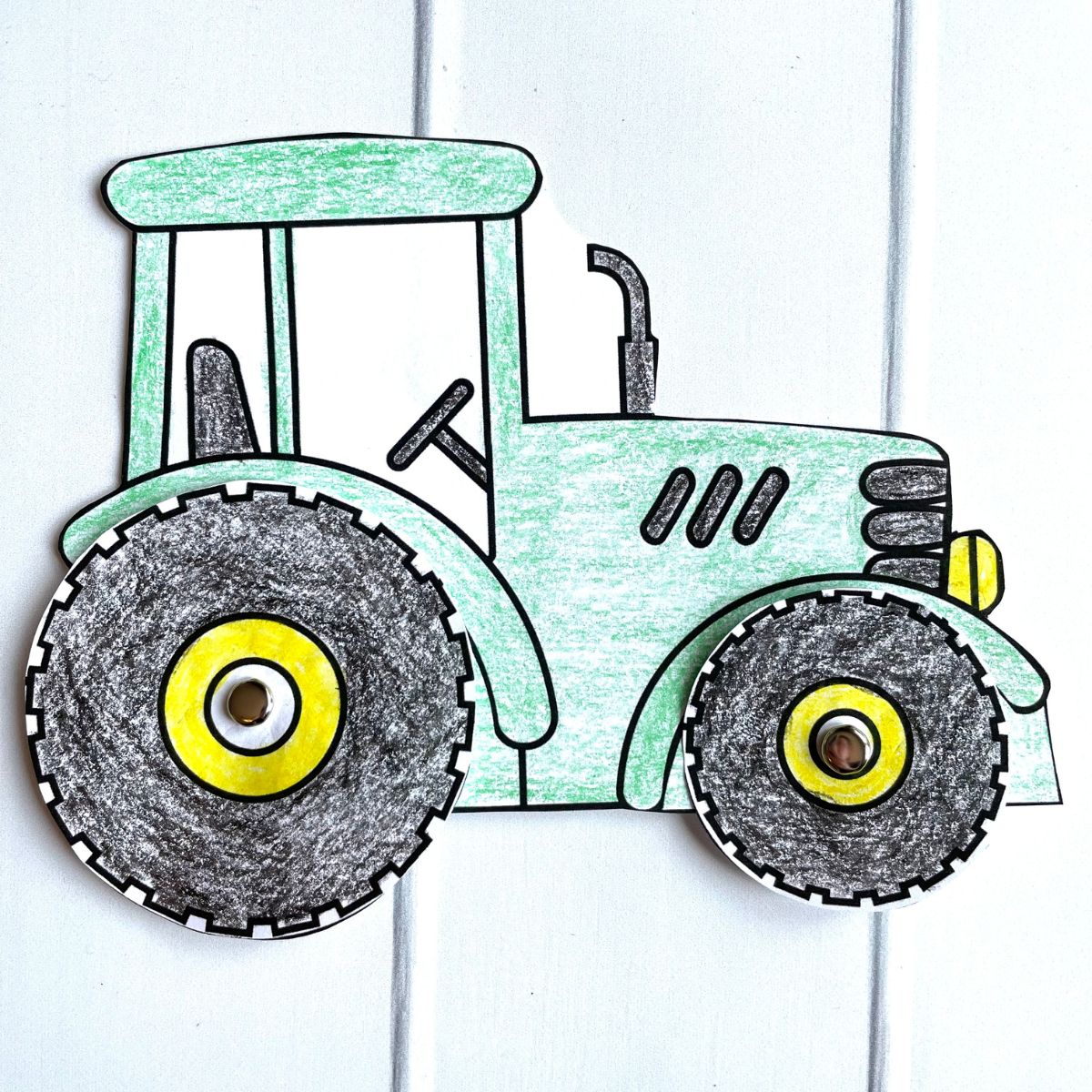 Tractor Drawing (easy) - HelloArtsy