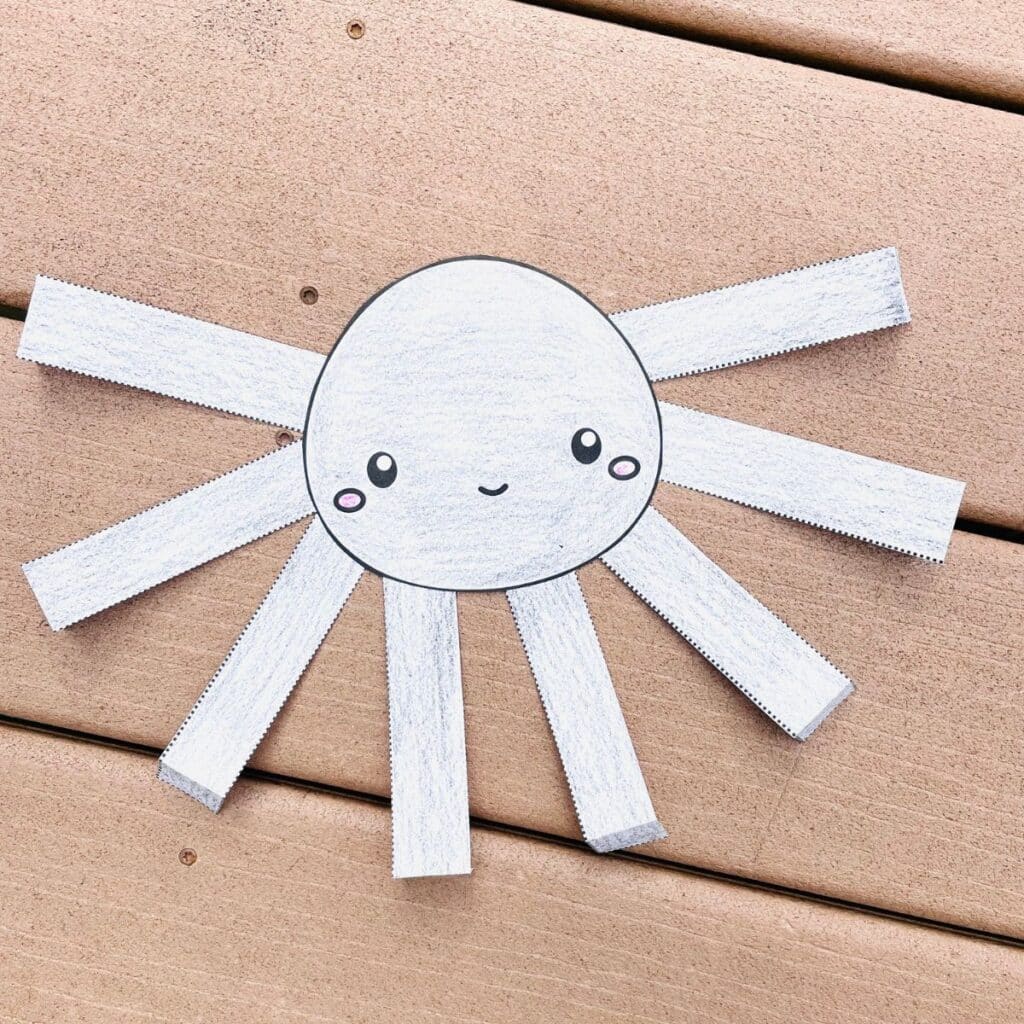 printable spider craft