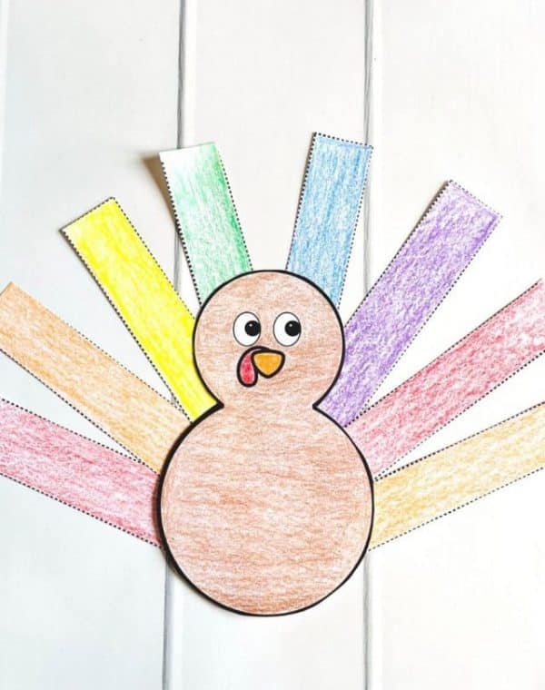 Thanksgiving turkey craft printable