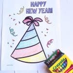 Happy New Year Coloring Pages (Free Printable!)