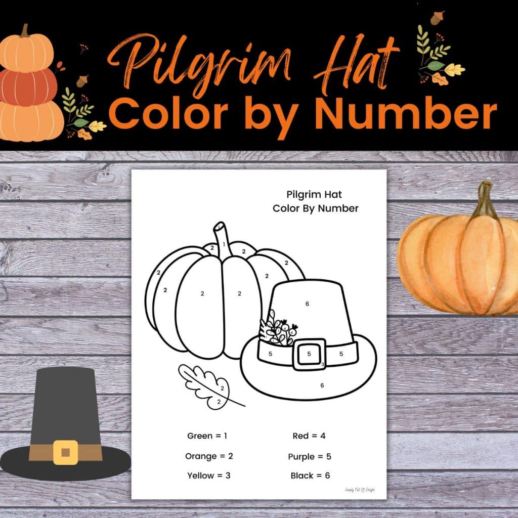 pilgrim color by number addition