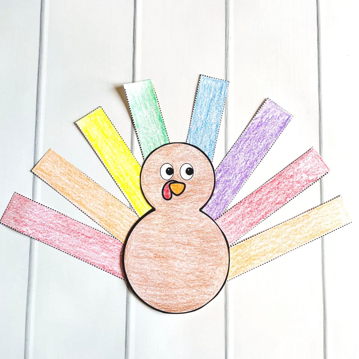 Turkey Template Preschool Fanny Printable