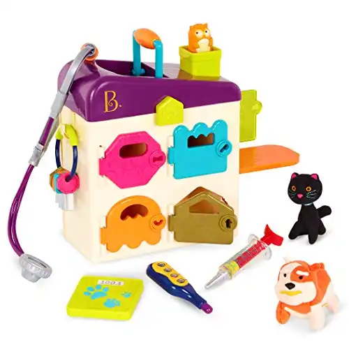 B. toys- Pet Vet- Pretend Play Toy - Doctor Kit for Kids (8 pieces)