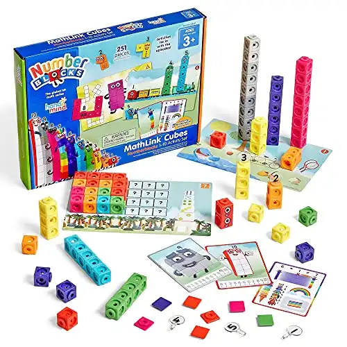 hand2mind MathLink Cubes Numberblocks 1-10 Activity Set