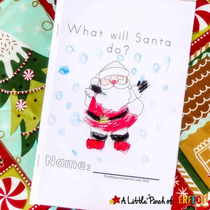 Christmas Free Printable Easy Reader Book from A Little Pinch of Perfect